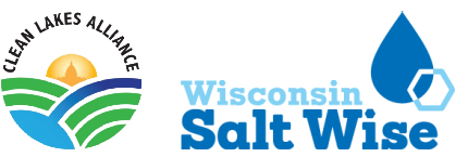 Clean Lakes Alliance logo, Wisconsin Salt Wise logo