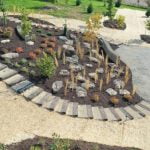 Hardscape design and softscape landscaping by Carrington Lawn and Landscape in Middleton, WI.