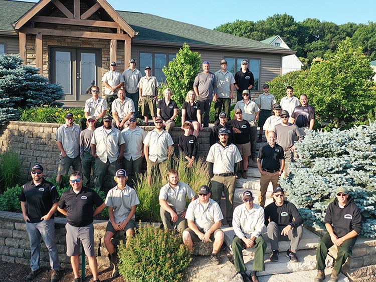 Carrington lawn and landscape team in Middleton, WI.