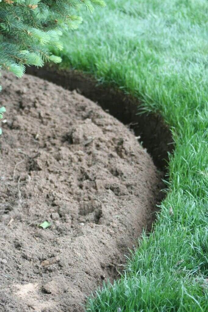 Trench Bed Edging