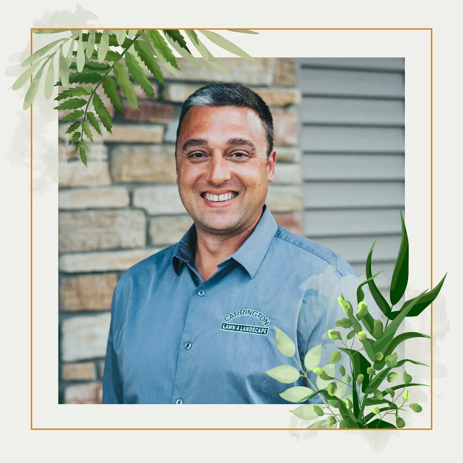 Sean, a Carrington Lawn & Landscape team member