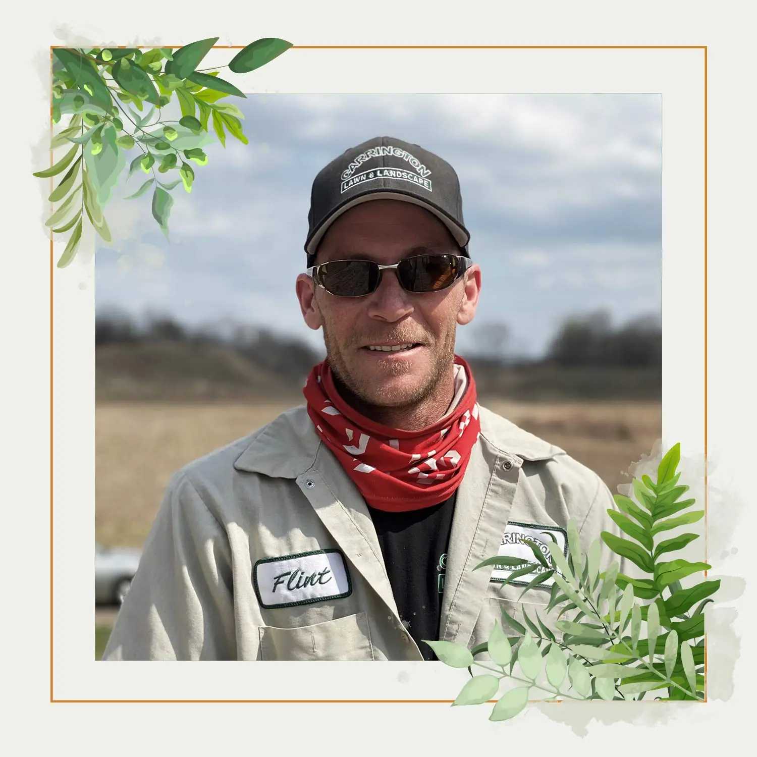 Flint, a Carrington Lawn & Landscape team member