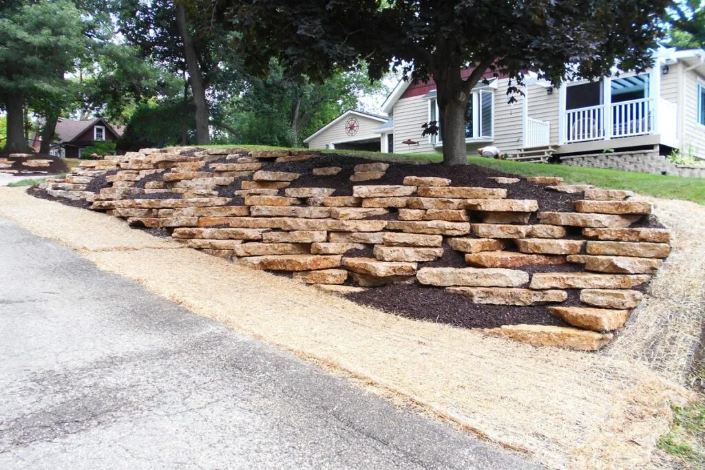 hardscape front yard Middleton, WI