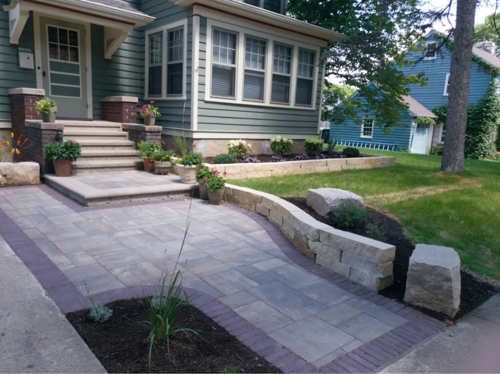 A hardscape design featuring and hardscape in Middleton, WI